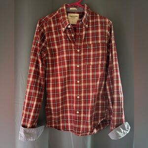 Vintage Y2K Abercrombie & Fitch Plaid Button-Down Shirt Men’s Large